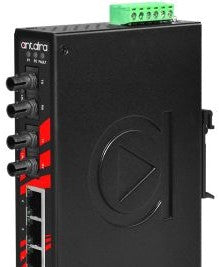 Antaira Technologies LNX-0602-ST-M-T - 6-Port Industrial Unmanaged Ethernet (LNX-0602-ST-M-T)