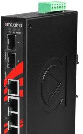 Antaira Technologies LNX-0702G-SFP-T - 7-Port Industrial Gigabit Unmanaged (LNX-0702G-SFP-T)
