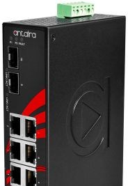 Antaira Technologies LNX-1002G-SFP-T - 10-Port Industrial Gigabit Unmanaged (LNX-1002G-SFP-T)