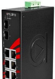 Antaira Technologies LNX-1002G-SFP - 10-Port Industrial Gigabit Unmanaged (LNX-1002G-SFP)