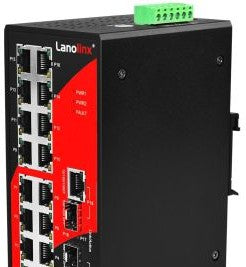 Antaira Technologies LNX-1802G-T - 18-Port Industrial Unmangaed Ethernet Switch (LNX-1802G-T)