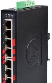 Antaira Technologies LNX-800A-T-CC - 8-Port Slim Industrial Ethernet Switch (LNX-800A-T-CC)