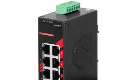 Antaira Technologies LNX-C800G - 8-Port Industrial Compact Gigabit Unmanaged (LNX-C800G)