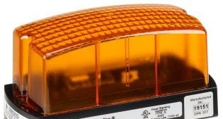 Federal Signal Visual Signaling Devices LP1-120A - StreamLine Low Profile Mini Strobe, 120VAC (LP1-120A)