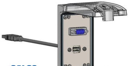 Mencom Remote Access Interfaces LP1-DB9-USB-10 - Panel Interface Connector, Includes: (LP1-DB9-USB-10)