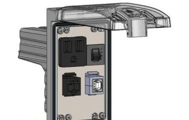 Mencom Remote Access Interfaces LP1-DP1-RJ45-USB-BFAF-R - Panel Interface Connector (LP1-DP1-RJ45-USB-BFAF-R)