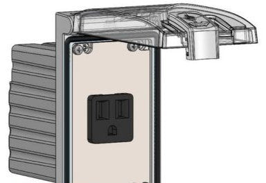 Mencom Remote Access Interfaces LP1-DP1 - Panel Interface Connector, Includes: (1) 120VAC (LP1-DP1)