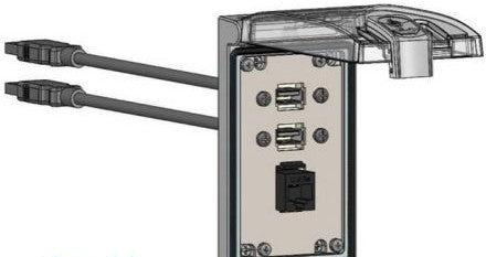 Mencom Remote Access Interfaces LP1-RJ45-2USB-06 - RJ45; 2 USB 06; LP1 (LP1-RJ45-2USB-06)