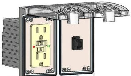 Mencom Remote Access Interfaces LP2-GF-RJ45 - GFI; RJ45; LP2 (LP2-GF-RJ45)