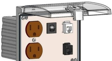 Mencom Remote Access Interfaces LP3-DP-RJ11-RJ45-R - DPLX; RJ11; RJ45; 3A; LP3 (LP3-DP-RJ11-RJ45-R)