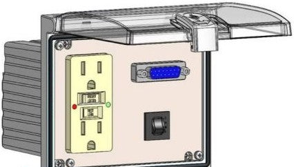 Mencom Remote Access Interfaces LP3-GF-DB15-R - GFI; DB15; 3A; LP3 (LP3-GF-DB15-R)