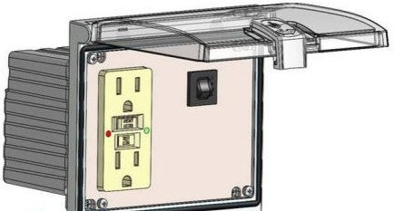 Mencom Remote Access Interfaces LP3-GF-R - GFI; 3A; LP3 (LP3-GF-R)