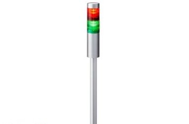 Patlite Visual Signaling Devices LR4-202PJNU-RG - 40 UL CE IP65 DC 24V, Pole Mount/3.3m (LR4-202PJNU-RG)