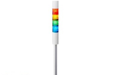 Patlite Visual Signaling Devices LR4-402LJBW-RYGB - 40 UL CE IP65 DC 24V, Pole Mount (LR4-402LJBW-RYGB)