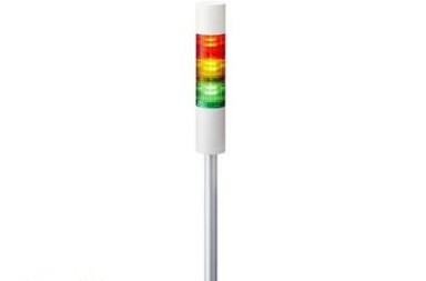 Patlite Visual Signaling Devices LR5-301PJBW-RYG - 50 UL CE IP65 DC 12V, Pole Mount/Cable (LR5-301PJBW-RYG)