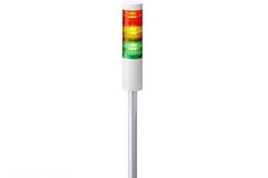 Patlite Visual Signaling Devices LR5-301PJNW-RYG - 50 UL CE IP65 DC 12V, Pole Mount/Cable (LR5-301PJNW-RYG)
