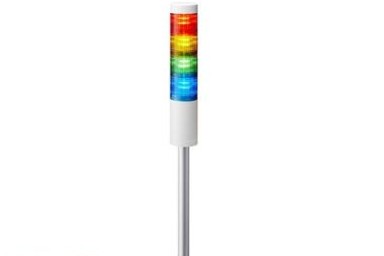 Patlite Visual Signaling Devices LR5-401PJNW-RYGB - 50 UL CE IP65 DC 12V, Pole Mount/Cable (LR5-401PJNW-RYGB)
