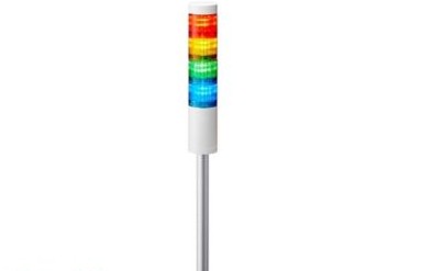 Patlite Visual Signaling Devices LR5-402LJNW-RYGB - 50 UL CE IP65 DC 24V, Pole Mount/Cable (LR5-402LJNW-RYGB)