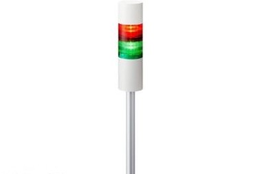 Patlite Visual Signaling Devices LR6-202PJBW-RG - 60 UL CE IP65 DC 24V, Pole Mount/Cable (LR6-202PJBW-RG)