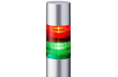 Patlite Visual Signaling Devices LR6-202WJBU-RG - 60 UL CE IP65 DC 24V, Direct Mount/Cable (LR6-202WJBU-RG)