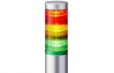 Patlite Visual Signaling Devices LR6-302WJNU-RYG - 60 UL CE IP65 DC 24V, Direct Mount/Cable (LR6-302WJNU-RYG)