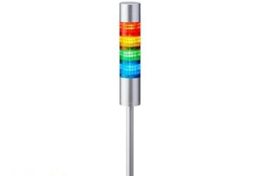 Patlite Visual Signaling Devices LR6-402LJBU-RYGB - 60 UL CE IP65 DC 24V, Pole Mount/Cable (LR6-402LJBU-RYGB)