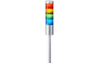 Patlite Visual Signaling Devices LR6-402PJNU-RYGB - 60 UL CE IP65 DC 24V, Pole Mount/Cable (LR6-402PJNU-RYGB)