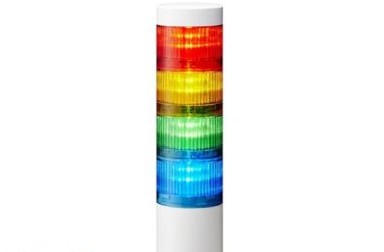 Patlite Visual Signaling Devices LR6-402WJNW-RYGB - 60 UL CE IP65 DC 24V, Direct (LR6-402WJNW-RYGB)