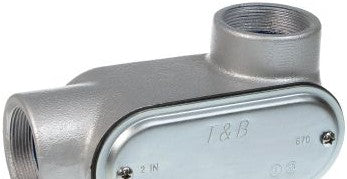 Thomas & Betts Conduit Outlet Bodies LR67CG-TB - 2 Inch Form 7 LR Pre-Assembled Conduit Body (LR67CG-TB)