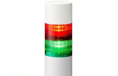 Patlite Visual Signaling Devices LR7-202WJBW-RG - 70 UL CE IP65 DC 24V, Direct Mount/Cable (LR7-202WJBW-RG)
