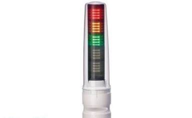 Patlite Visual Signaling Devices LS7-302BWC-RYGNN+FB207 - Continuous light, direct mount (LS7-302BWC-RYGNN+FB207)
