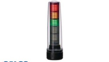 Patlite Visual Signaling Devices LS7-302DWC-RYGNN+FB207 - Continuous light, direct mount (LS7-302DWC-RYGNN+FB207)