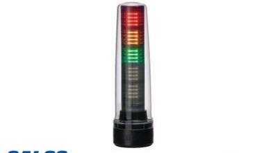 Patlite Visual Signaling Devices LS7-302DWH-RYGNN+FB207 - Continuous light, direct mount (LS7-302DWH-RYGNN+FB207)