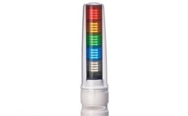 Patlite Visual Signaling Devices LS7-502BWC-RYGBC+FB207 - Continuous light, direct mount (LS7-502BWC-RYGBC+FB207)