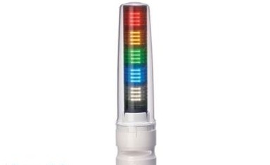 Patlite Visual Signaling Devices LS7-502BWC-RYGBC - Continuous light, buzzer, direct mount (LS7-502BWC-RYGBC)