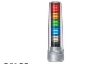 Patlite Visual Signaling Devices LS7-502SWH-RYGBC+FB207 - Continuous light, direct mount (LS7-502SWH-RYGBC+FB207)