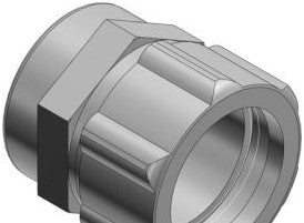 Thomas & Betts Couplers LTA10020 - 1 Inch Steel Liquidtight Adapter, Thread Size (LTA10020)