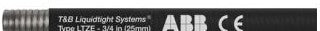Thomas & Betts Conduit LTZES12G-A - Liquid Tight Flexible Metallic Conduit (LTZES12G-A)