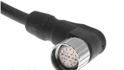 Mencom Cordsets MCVWF-19FP-15M-R - 19 POL HI-FLEX R/A FM PLUG 15M (MCVWF-19FP-15M-R)