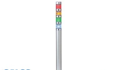 Patlite Visual Signaling Devices ME-402P-RYGC+FB123 - Continuous light, PNP open collector (ME-402P-RYGC+FB123)