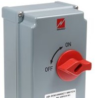 Mennekes Electrical Products Disconnect Switches ME30MS2A-M2 - Disconnect Switch, 3-P, 30A/600VAC, N4X/12 (ME30MS2A-M2)