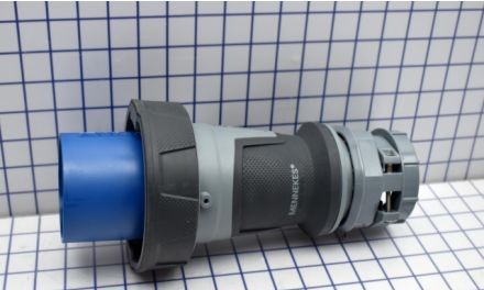 Mennekes Electrical Products Plugs & Receptacles ME3100P6W - Plug, 100A, 2P-3W, 250V, Watertight, Blue (ME3100P6W)
