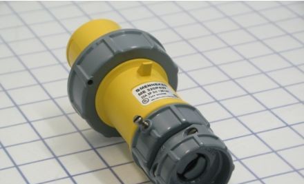 Mennekes Electrical Products Plugs & Receptacles ME320P4W - Plug, 20A, 2P-3W, 125V, Watertight (ME320P4W)