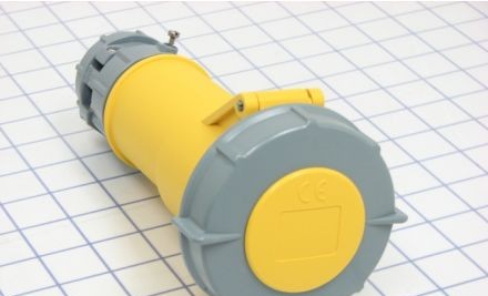 Mennekes Electrical Products Plugs & Receptacles ME330C4W - Connector, 30A, 2P-3W, 125V, Watertight (ME330C4W)