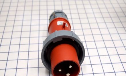 Mennekes Electrical Products Plugs & Receptacles ME330P7W - Plug, 30A, 2P-3W, 480V, Watertight (ME330P7W)