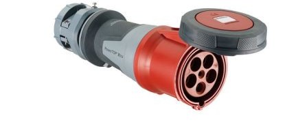 Mennekes Electrical Products Plugs & Receptacles ME360C4W - Connector, 60A, 2P-3W, 125V, Watertight, Yellow (ME360C4W)