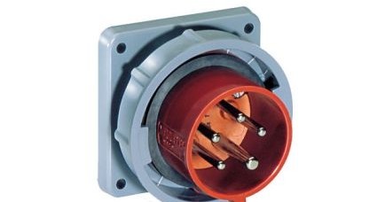 Mennekes Electrical Products Plugs & Receptacles ME4100B12W - Inlet, 100A, 3P-4W, 125/250V, Watertight, Blue (ME4100B12W)