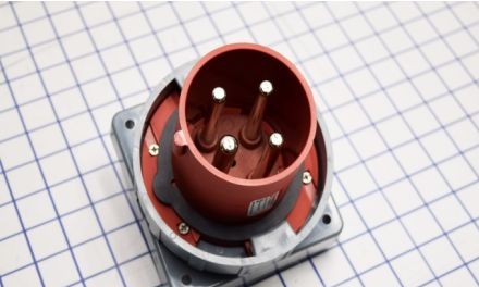 Mennekes Electrical Products Plugs & Receptacles ME4100B7W - Inlet, 100A, 3P-4W, 480V, Watertight, Red (ME4100B7W)