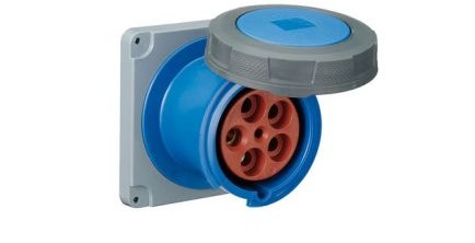 Mennekes Electrical Products Plugs & Receptacles ME4100R12W - Receptacle, 100A, 3P-4W, 125/250V, Watertight (ME4100R12W)