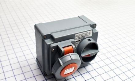 Mennekes Electrical Products Plugs & Receptacles ME420HMI12-M2 - 20A 4W 125/250V Horizontal Mount Mechanical (ME420HMI12-M2)